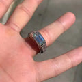 5ct Cushion-cut Sterling Silver Handmade Ring